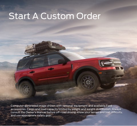 Start a custom order | Napa Ford in Napa CA